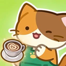 Icône de Merge Cat Cafe : Coffee cat